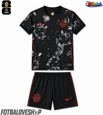 Kanada Dětské Venkovní Dres MS 2026 Krátký Rukáv (+ trenýrky)